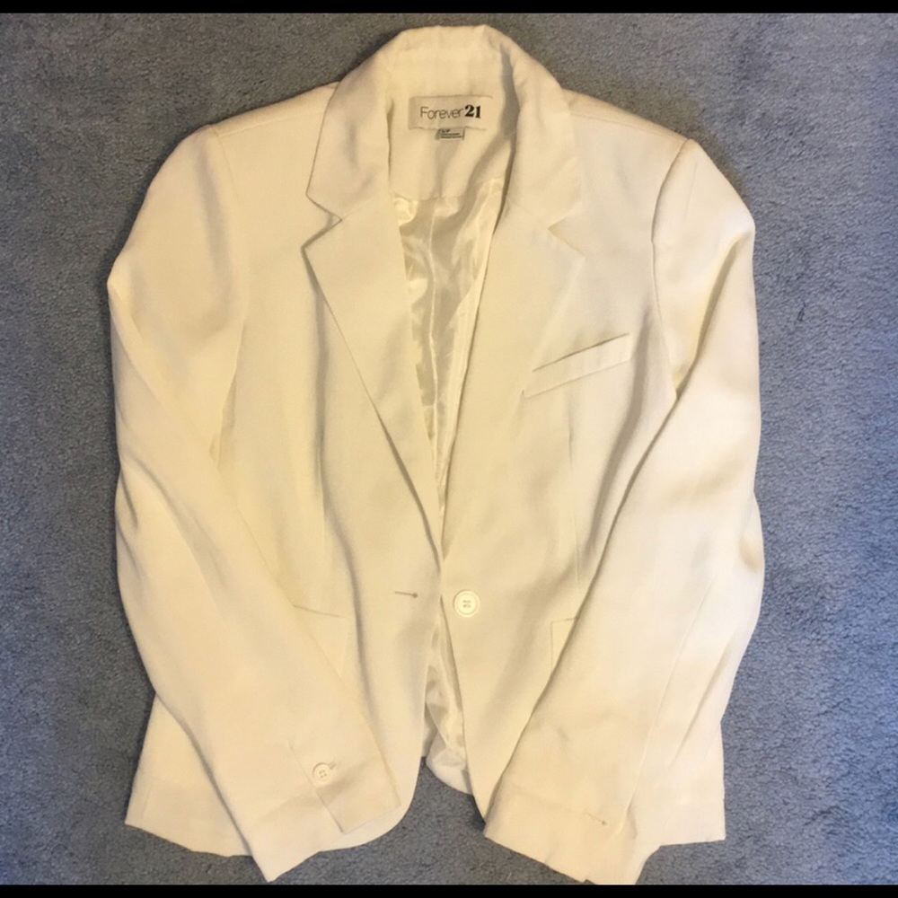 White blazer